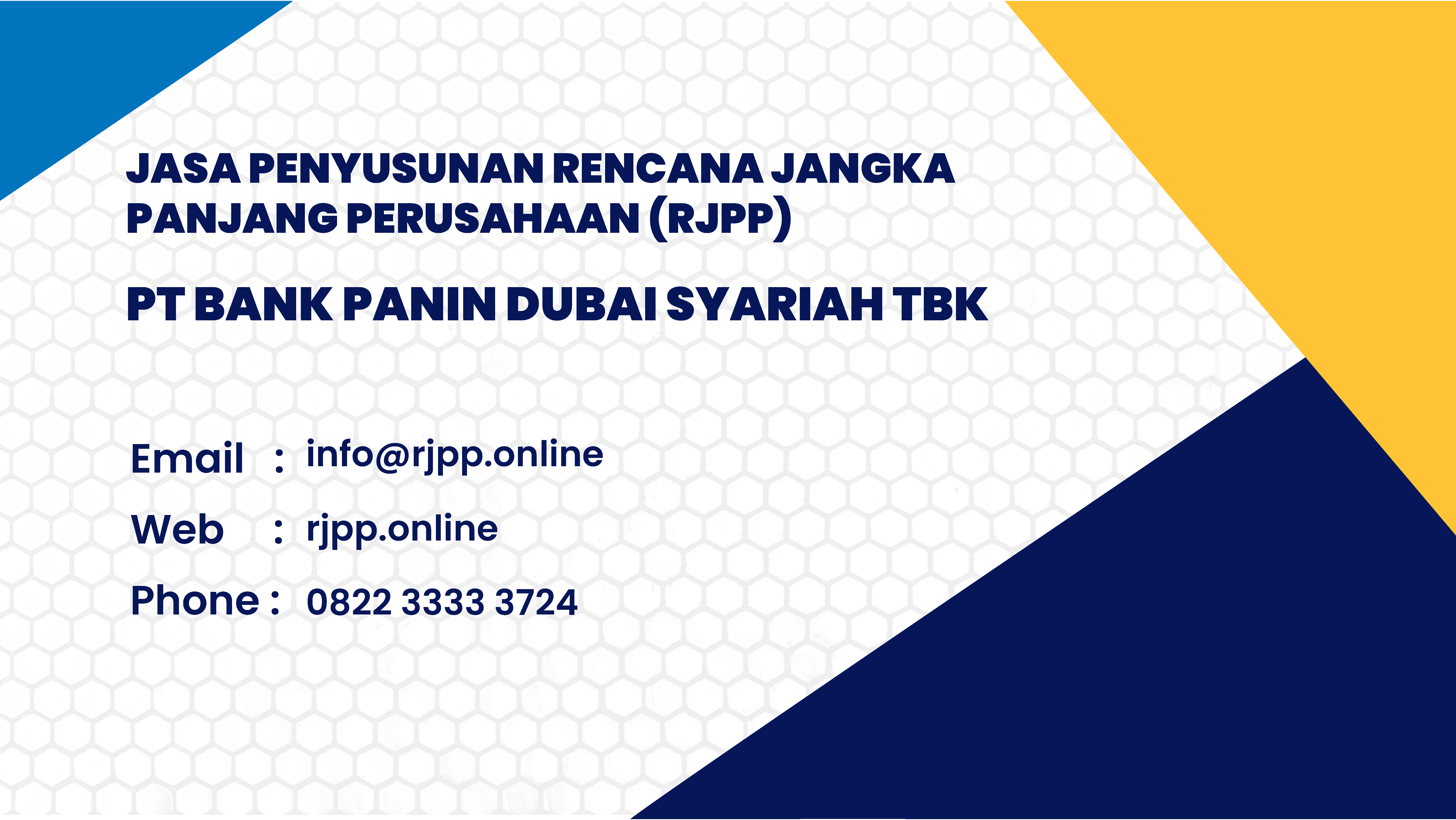 RJPP Bank Panin Dubai Syariah